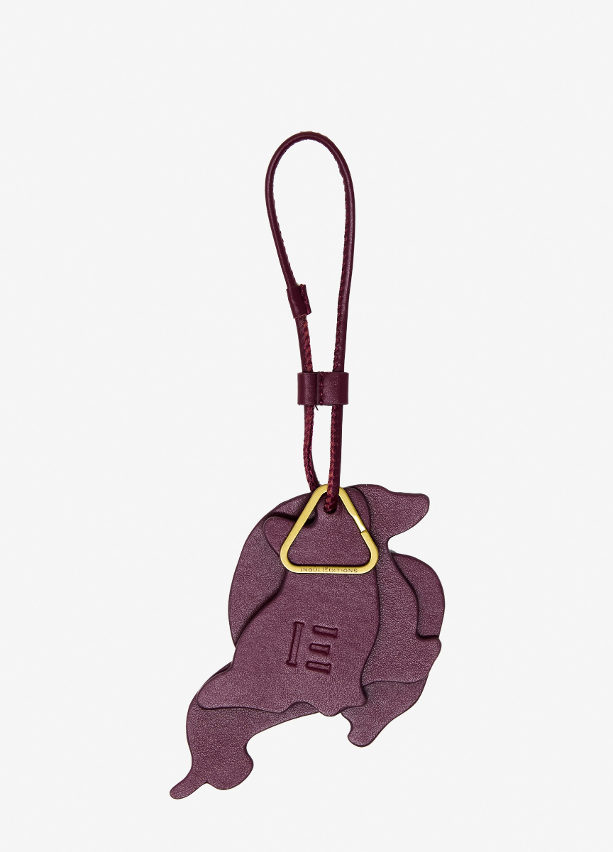 狗狗牛皮鑰匙圈